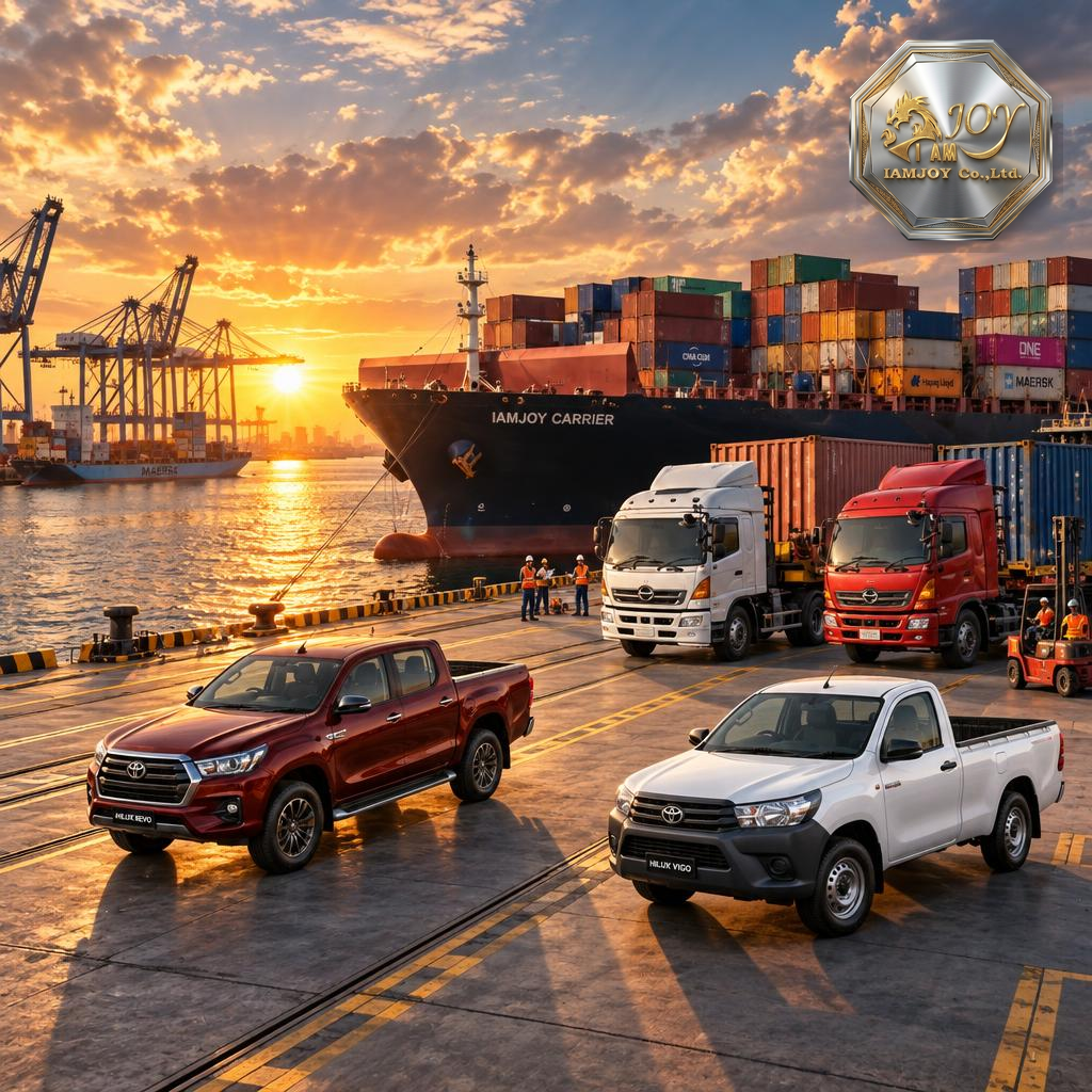 Toyota Hilux Vigo luxury used car export from Thailand to Middle East